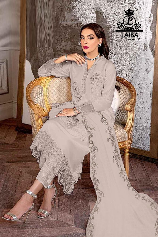 Laiba Am Vol 200 Readymade Pakistani Suits Catalog
